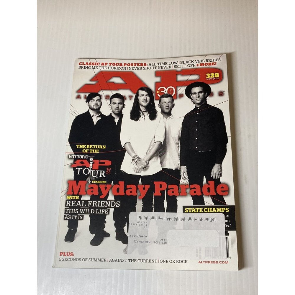 AP Alternative Press Magazine Issue 328 Nov 2015 Mayday Parade